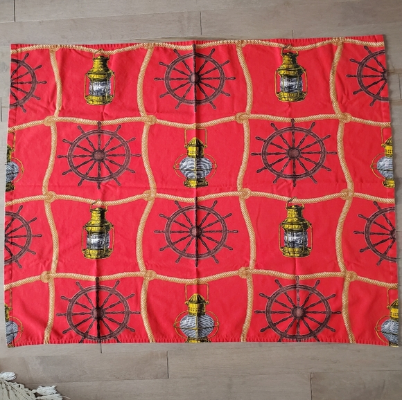 Vintage Other - Vintage small table cloth - Nautical theme